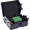 InLine 92501H Conector de cables bloque de bornes / D-Sub 9 negro
