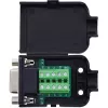 InLine 92501H Conector de cables bloque de bornes / D-Sub 9 negro
