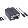 InLine 92501I Conector de cables regleta de bornes / D-Sub 9 negro