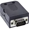 InLine 92501I Conector de cables regleta de bornes / D-Sub 9 negro