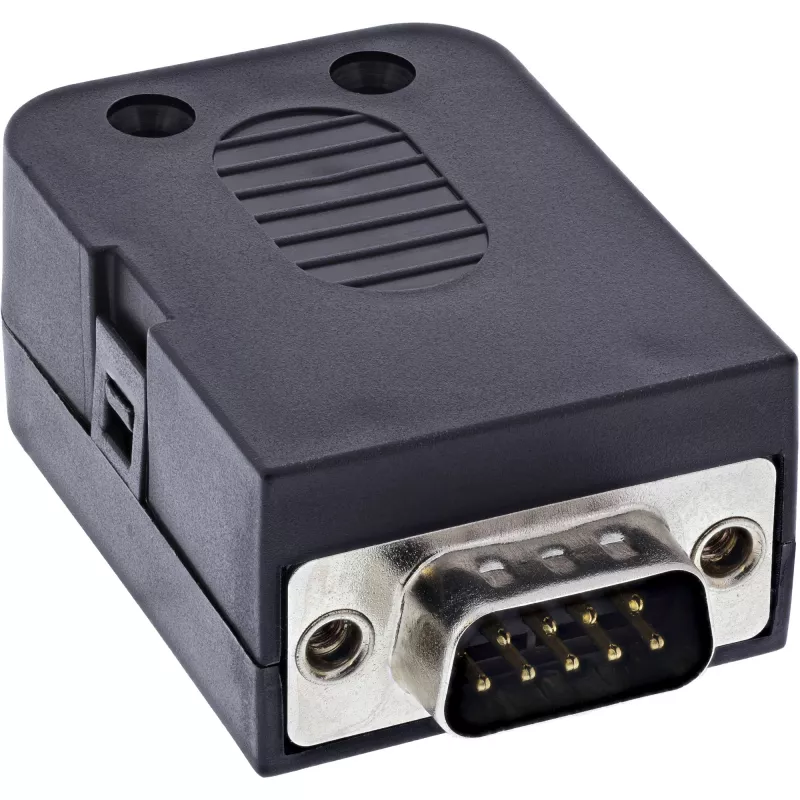 InLine 92501I Conector de cables regleta de bornes / D-Sub 9 negro