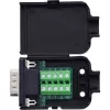 InLine 92501I Conector de cables regleta de bornes / D-Sub 9 negro