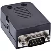InLine 92501J Conector de cables borne de carril / D-Sub 9 negro