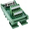 InLine 92501K Conector de cables bloque de bornes / D-Sub 9 verde