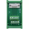 InLine 92501K Conector de cables bloque de bornes / D-Sub 9 verde