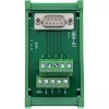 InLine 92501L Conector de cables bloque de bornes / D-Sub 9 verde
