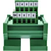 InLine 92501L Conector de cables bloque de bornes / D-Sub 9 verde