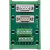 InLine 92501M Conector de cables regleta de bornes / D-Sub 9 verde