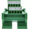 InLine 92501M Conector de cables regleta de bornes / D-Sub 9 verde