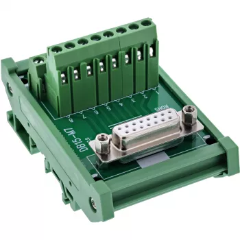 InLine 92502C Conector de cables regleta de bornes / D-Sub 15 verde