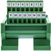 InLine 92502C Conector de cables regleta de bornes / D-Sub 15 verde
