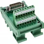InLine 92502D Conector de cables regleta de bornes / D-Sub 15 verde