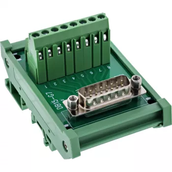 InLine 92502D Conector de cables regleta de bornes / D-Sub 15 verde