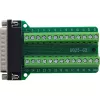 InLine 92502F Conector de cables borne de carril / D-Sub 25 verde