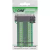 InLine 92502F Conector de cables borne de carril / D-Sub 25 verde