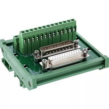 InLine 92502G Conector de cables regleta de bornes / D-Sub 25 verde