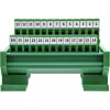 InLine 92502G Conector de cables regleta de bornes / D-Sub 25 verde