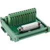 InLine 92502H Conector de cables regleta de bornes / D-Sub 25 verde