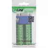 InLine 92503A Conector de cables regleta de bornes, VGA (HD15) azul, verde