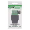 InLine 92504B Conector de cables USB-A / regleta de bornes, 5 polos negro, verde