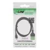InLine 92504E Conector de cables USB-C / regleta de bornes, 5 polos negro, verde