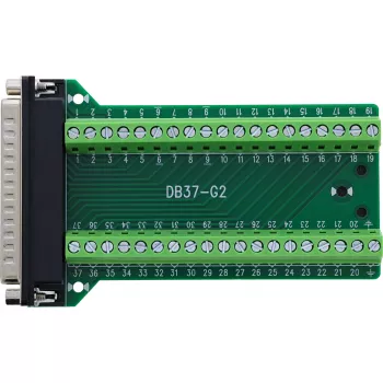InLine 92502J Conector de cables regleta de bornes / D-Sub 37 negro, verde
