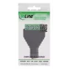 InLine 92504K Adaptador de cable conector hembra jack TRRS de 3,5 mm 4 polos / regleta de bornes 4 bornes negro, verde