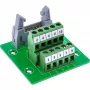 InLine 92504O Conector de cable IDC 10 / borne de carril 5 bornes verde, gris claro
