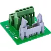 InLine 92504O Conector de cable IDC 10 / borne de carril 5 bornes verde, gris claro