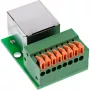 InLine 92505F Conector de cable RJ45 Cat.5e 8P8C / regleta de bornes, 8 polos verde