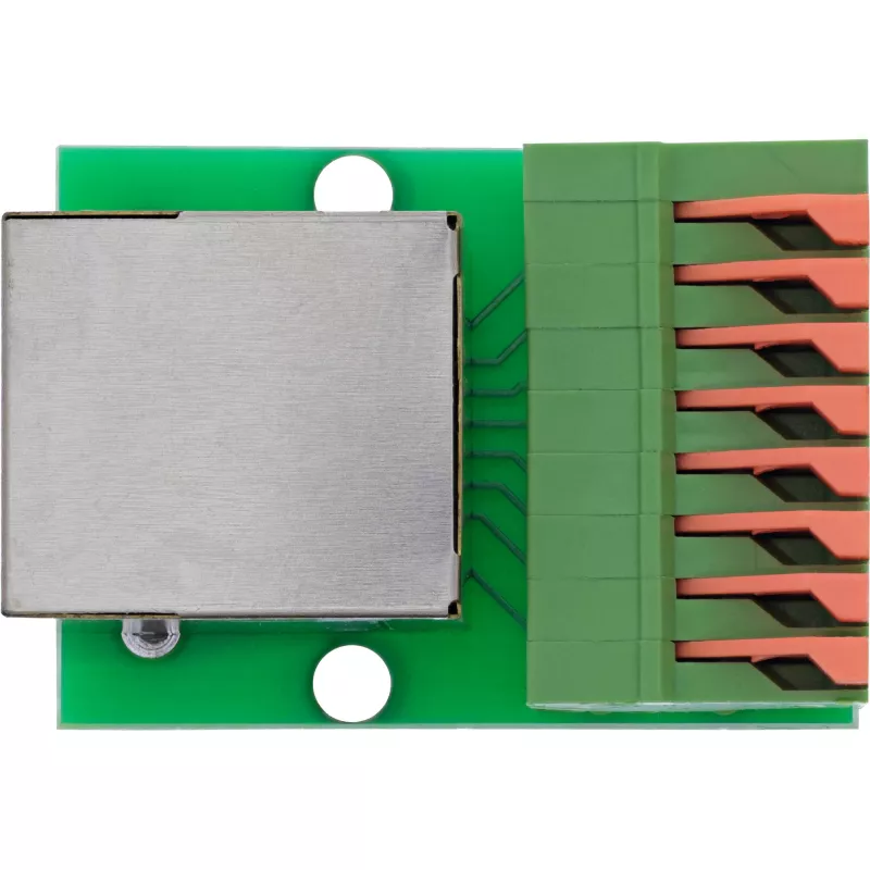 InLine 92505F Conector de cable RJ45 Cat.5e 8P8C / regleta de bornes, 8 polos verde