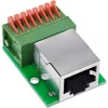 InLine 92505F Conector de cable RJ45 Cat.5e 8P8C / regleta de bornes, 8 polos verde