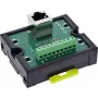 InLine 92505J Conector de cable RJ45 8P8C / regleta de bornes, 9 polos, negro, verde