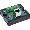 InLine 92505J Conector de cable RJ45 8P8C / regleta de bornes, 9 polos, negro, verde