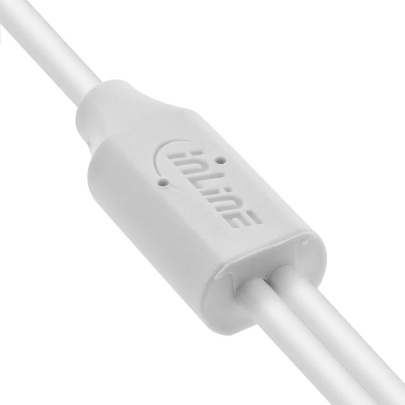 InLine 35122W Cable USB USB 2.0 2 m USB A 2 x USB C blanco