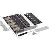 InLine 76619G Tarjeta de interfaz, PCIe x16 a 5x M.2 Key B SATA, incl. soporte Low-Profile