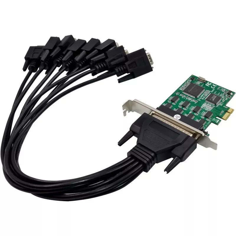 InLine 76660Z Tarjeta serie RS-232 PCIe de 8 puertos