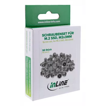 Kit de montaje InLine 77783A – kit de accesorios para el montaje de componentes informáticos