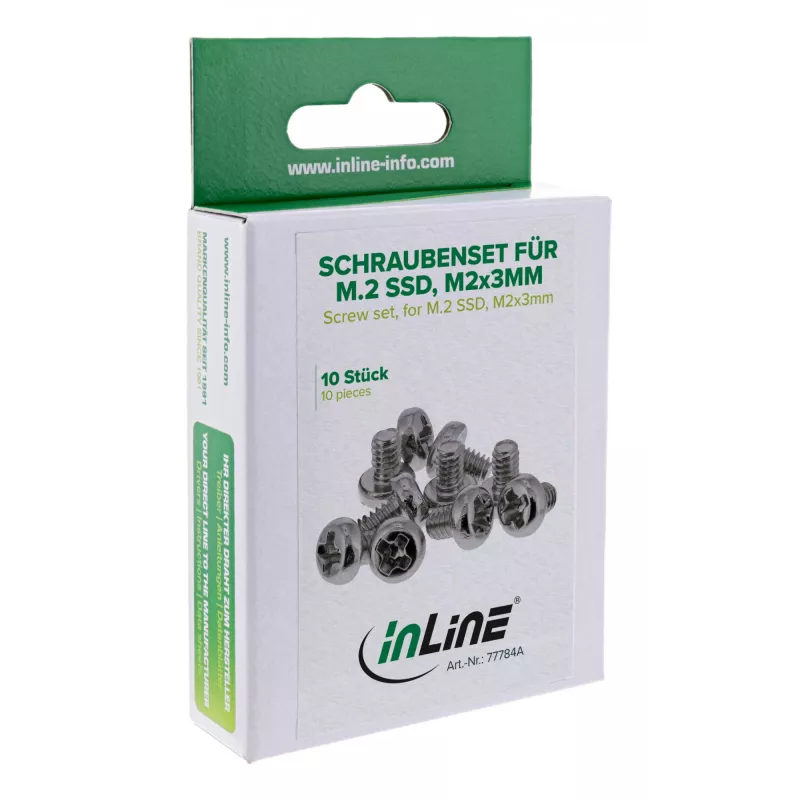 Kit de montaje InLine 77784A para accesorios de componentes informáticos