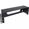 InLine Mini rack de 10 pulgadas para montaje en pared, 2U, 7,6 cm de profundidad, negro