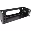InLine Mini rack de 10 pulgadas para montaje en pared, 2U, 7,6 cm de profundidad, negro