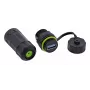 InLine 69927C Acoplador de fibra óptica LC, corto, IP68, zócalo 2x2 LC, M20