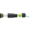 InLine 69927C Acoplador de fibra óptica LC, corto, IP68, zócalo 2x2 LC, M20