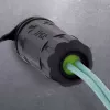InLine 69927C Acoplador de fibra óptica LC, corto, IP68, zócalo 2x2 LC, M20