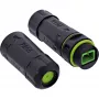 InLine 69927D Acoplador de fibra óptica SC, IP68, 2x zócalo SC, para exteriores, M20