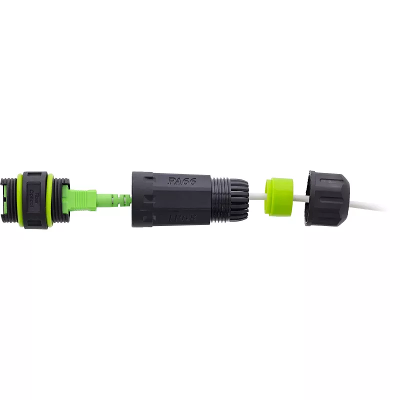 InLine 69927D Acoplador de fibra óptica SC, IP68, 2x zócalo SC, para exteriores, M20