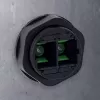 InLine 69927G Acoplador de fibra óptica SC, corto, IP68, zócalo 2x2 SC, M20