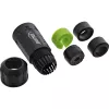 InLine 69927V Acoplador de red IP68, 3 polos, 4 vías (cruz), M20, negro