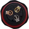 InLine 69927V Acoplador de red IP68, 3 polos, 4 vías (cruz), M20, negro
