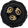 InLine 69927W Acoplador de red IP68, 3 polos, enchufe/zócalo, M20, negro